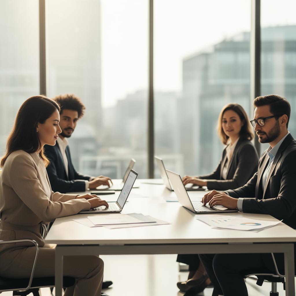 Equipe InnovaPoint Consulting em reunião estratégica